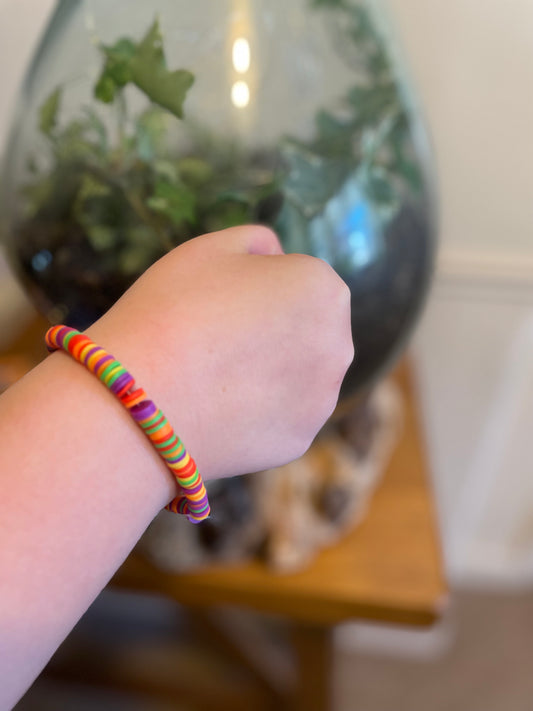 Skittle Rainbow Bracelet